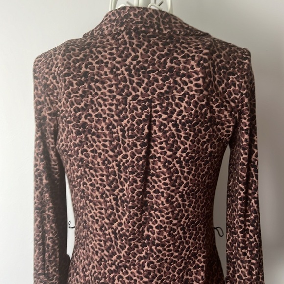 NWT Talbots Cheetah long sleeved dress - Picture 5 of 7